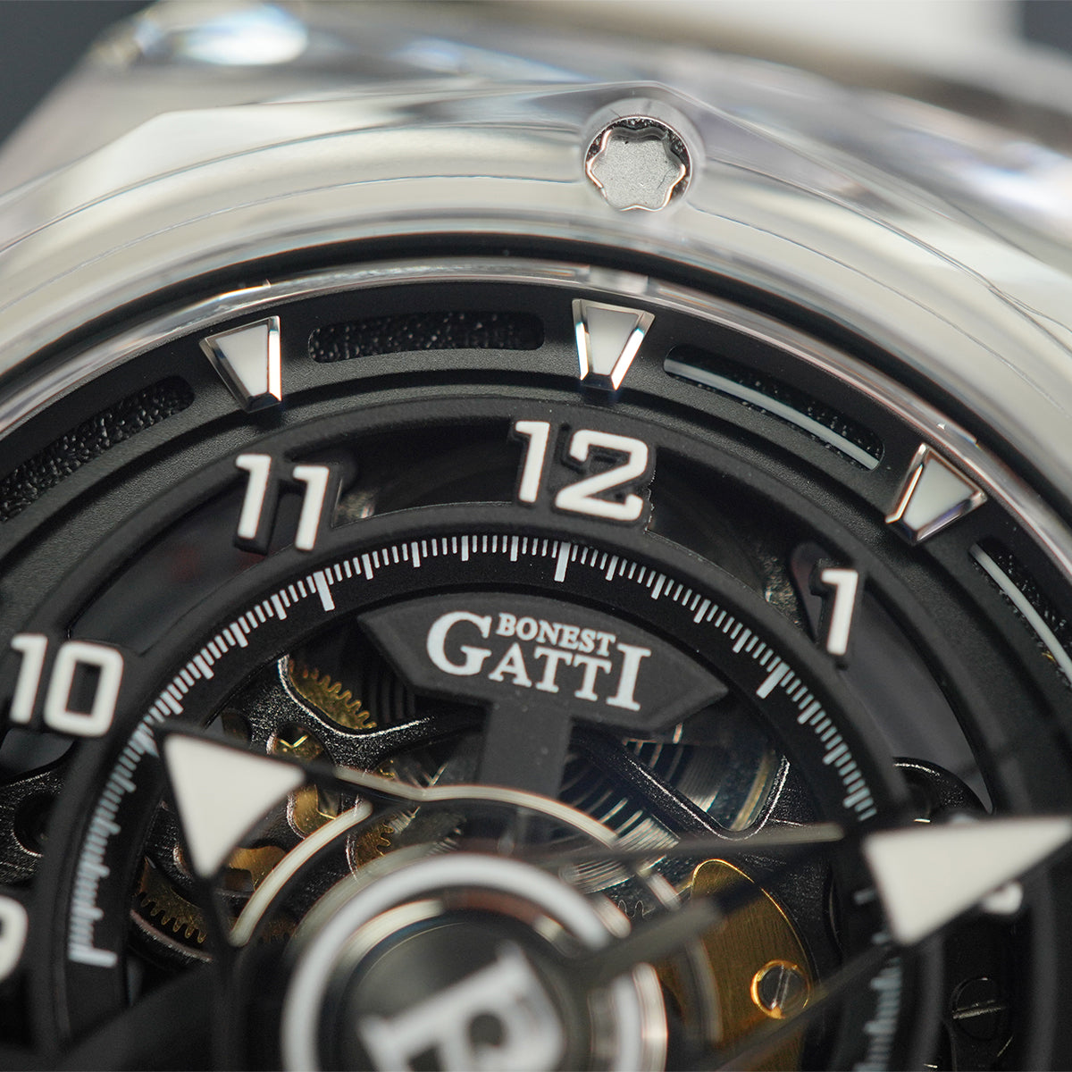 Bonest Gatti Topspeed BG5806 Round Shaped Transparent Case - Horology Story Youtube Store