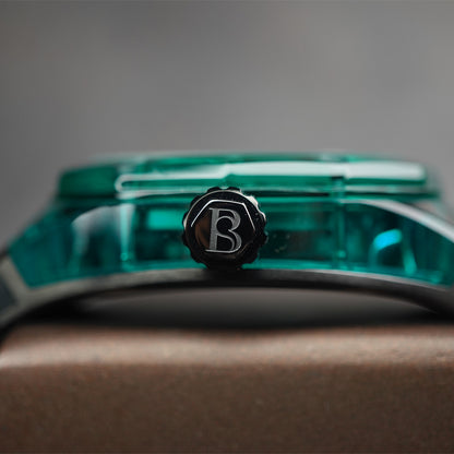 Bonest Gatti Topspeed BG5806 Round Shaped Transparent Case - Horology Story Youtube Store