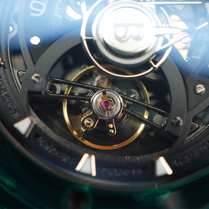 Bonest Gatti Topspeed BG5806 Round Shaped Transparent Case - Horology Story Youtube Store