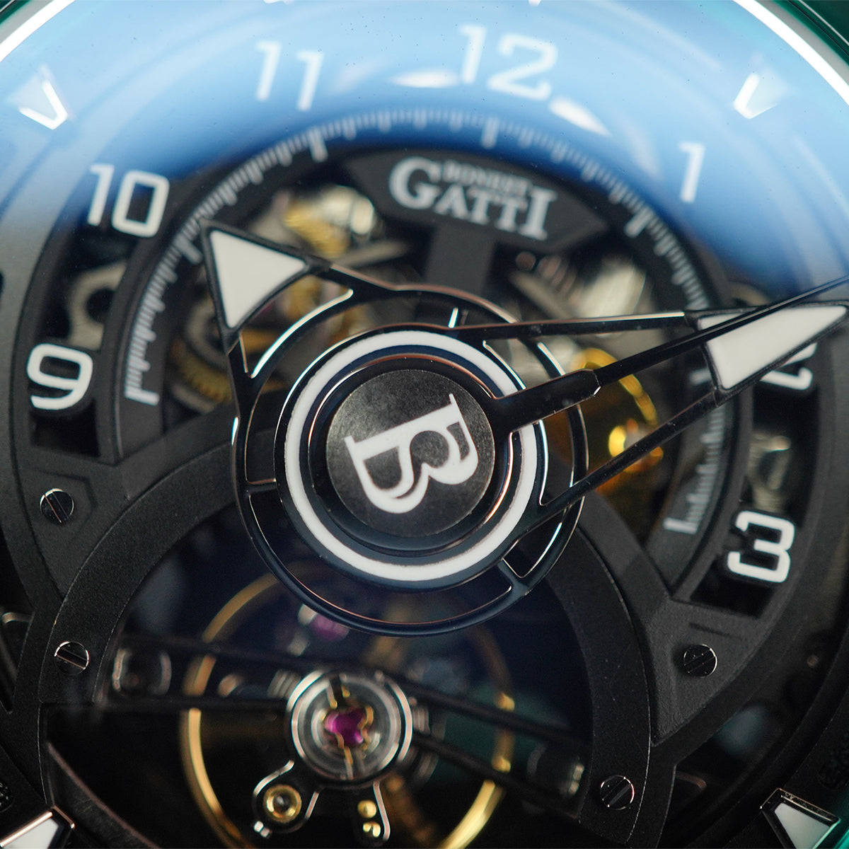 Bonest Gatti Topspeed BG5806 Round Shaped Transparent Case - Horology Story Youtube Store