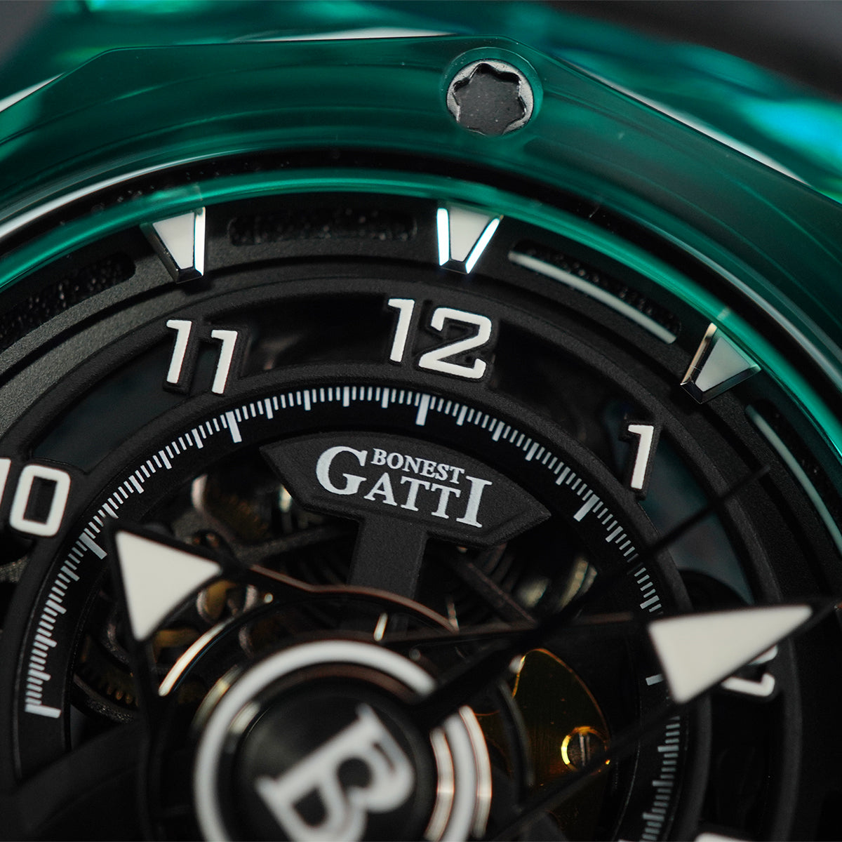Bonest Gatti Topspeed BG5806 Round Shaped Transparent Case - Horology Story Youtube Store