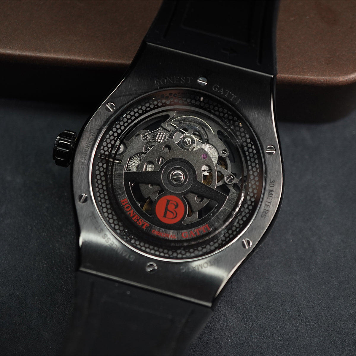 Bonest Gatti Topspeed BG5806 Round Shaped Transparent Case - Horology Story Youtube Store