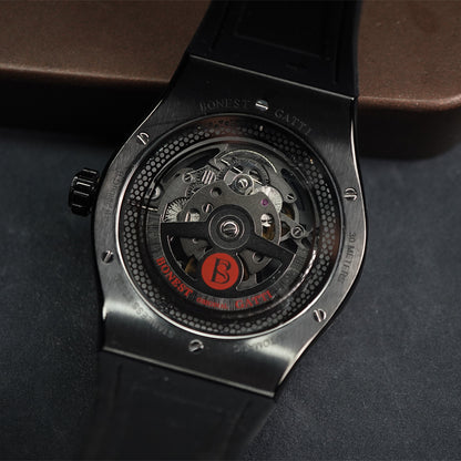 Bonest Gatti Topspeed BG5806 Round Shaped Transparent Case - Horology Story Youtube Store