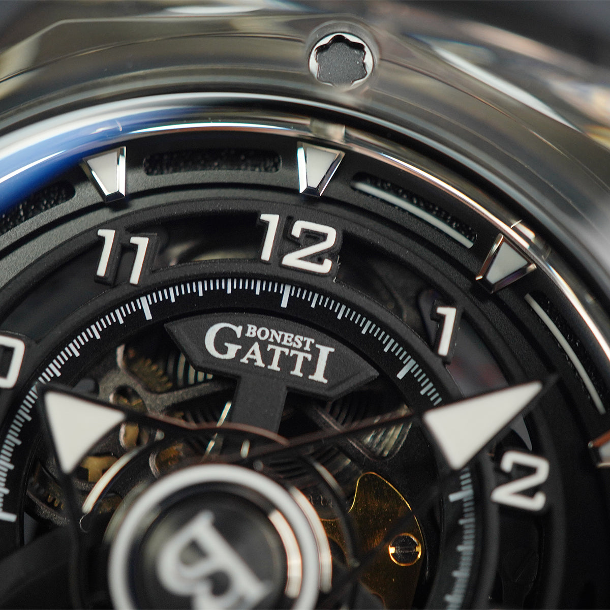 Bonest Gatti Topspeed BG5806 Round Shaped Transparent Case - Horology Story Youtube Store