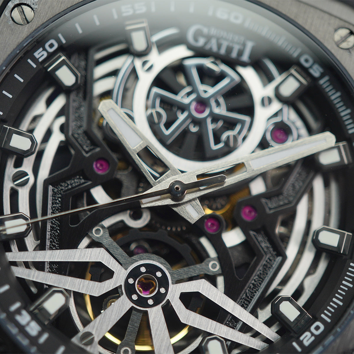 Bonest Gatti Reverse Gravity BG5802 Black Steel Case