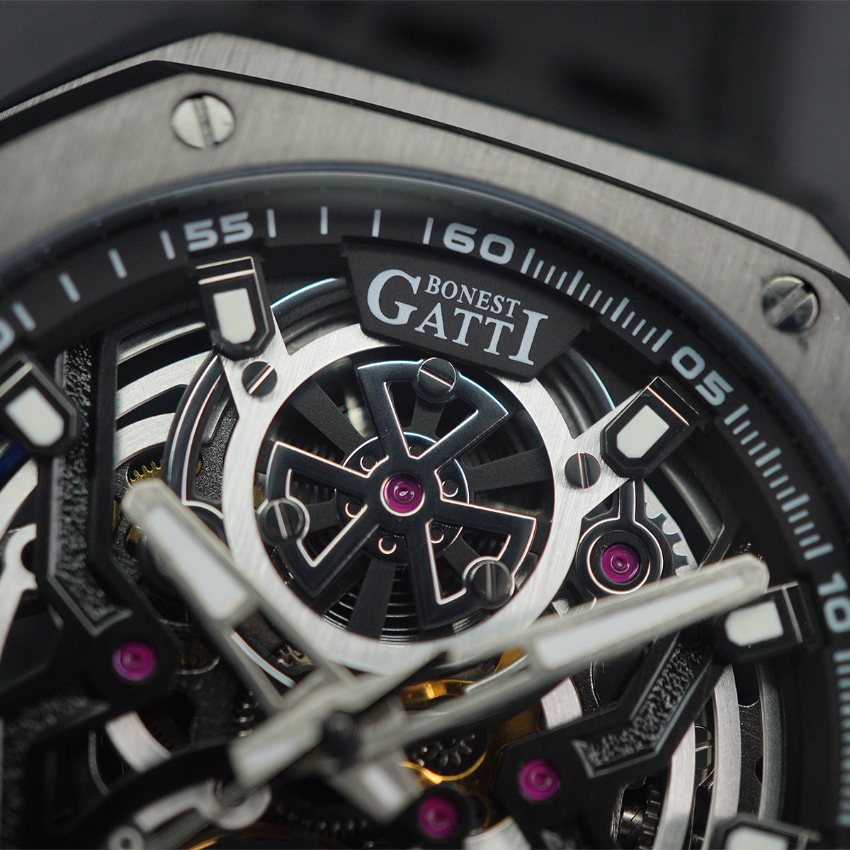 Bonest Gatti Reverse Gravity BG5802 Black Steel Case