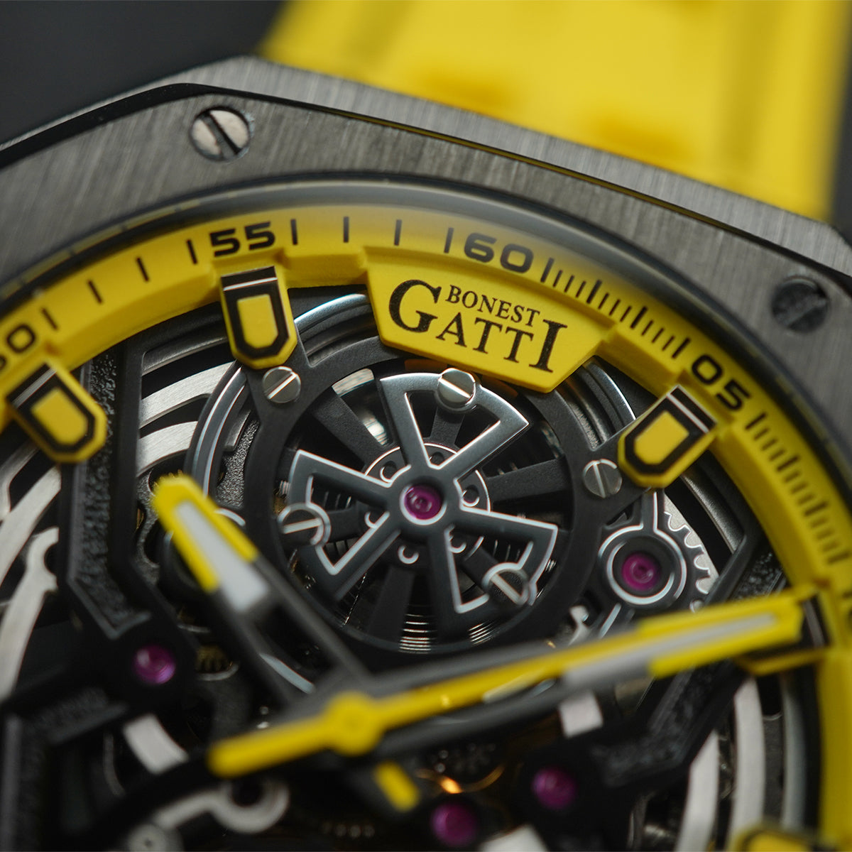 Bonest Gatti Reverse Gravity BG5802 Black Steel Case