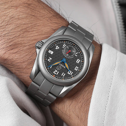 Boderry Voyager BD-A19T-01B S72 Titanium Field 100m Grey On Bracelet