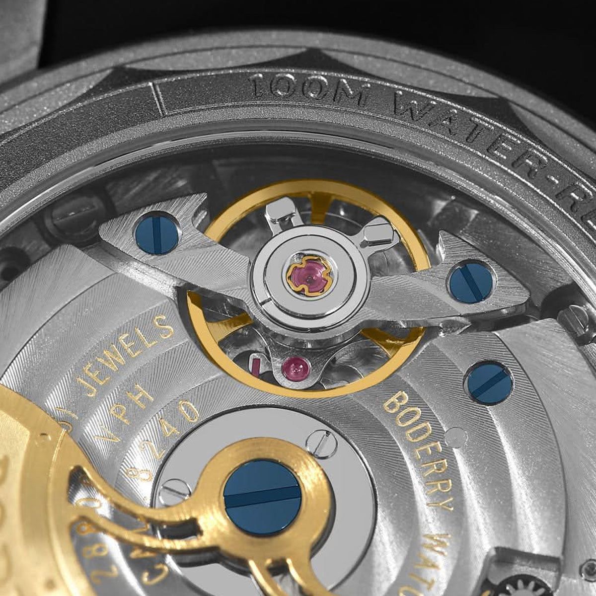 Boderry Voyager BD-A19T-01B S72 Titanium Field 100m Grey On Bracelet