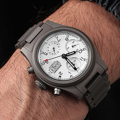 Boderry Landmaster Crhonograph White Dial (Early Bird)