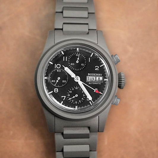 Boderry Landmaster Crhonograph Black Dial (Early Bird)