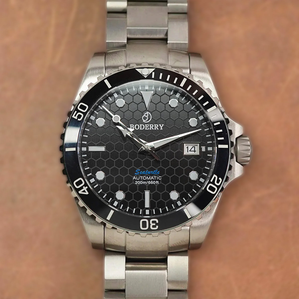 Boderry Seaturtle Ocean 100m Titanium Bracelet - Horology Story Youtube Store