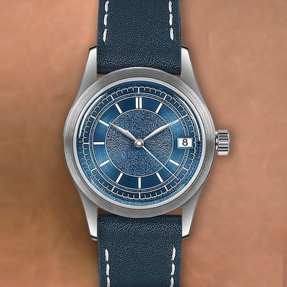 Boderry HOU BD-A13-01 Stainless Steel 80 Hours Power Reserve Blue