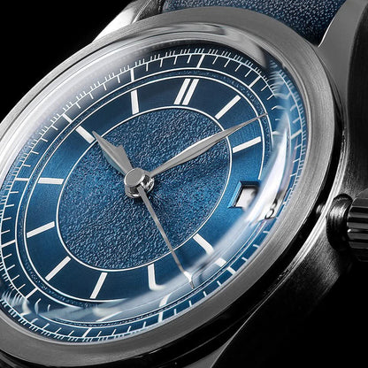 Boderry HOU BD-A13-01 Stainless Steel 80 Hours Power Reserve Blue