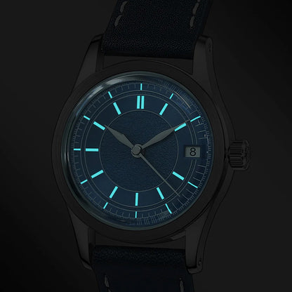 Boderry HOU BD-A13-01 Stainless Steel 80 Hours Power Reserve Blue