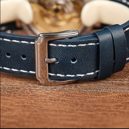 Boderry HOU BD-A13-01 Stainless Steel 80 Hours Power Reserve Blue