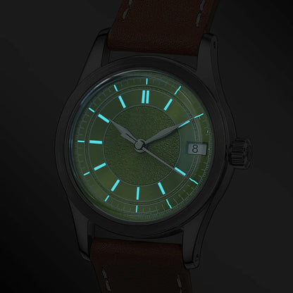 Boderry HOU BD-A13-02 Stainless Steel 80 Hours Power Reserve Green