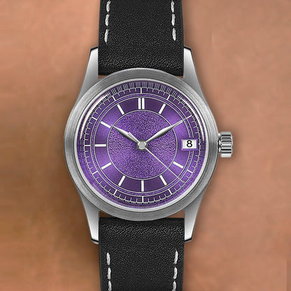 Boderry HOU BD-A13-03 Stainless Steel 80 Hours Power Reserve Purple