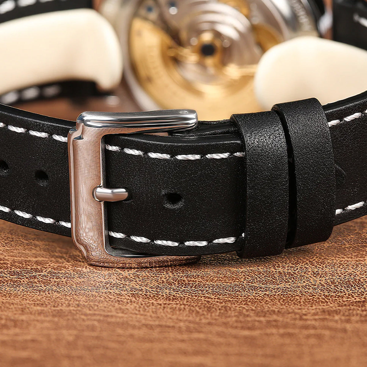 Boderry HOU BD-A13-03 Stainless Steel 80 Hours Power Reserve Purple