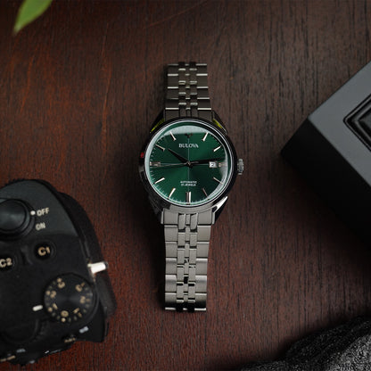 Bulova Sutton Classic BLV 96B424 Green Dial