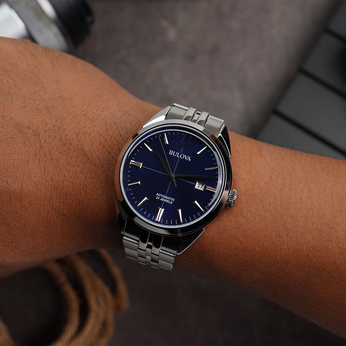 Bulova Sutton Classic BLV 96B425 Blue Dial