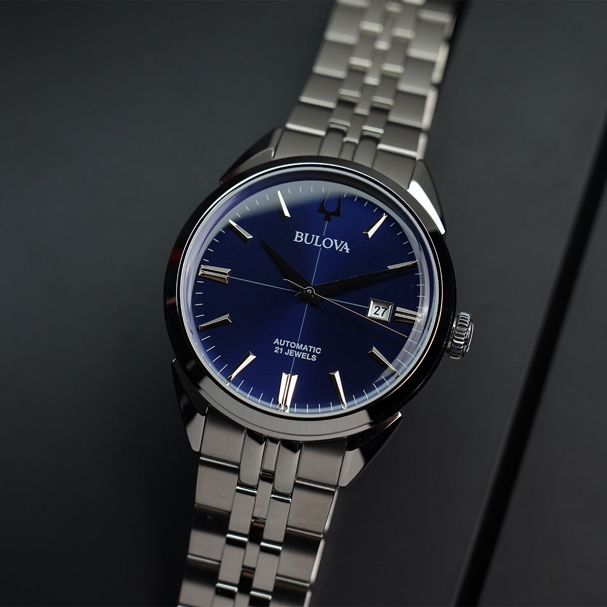 Bulova Sutton Classic BLV 96B425 Blue Dial