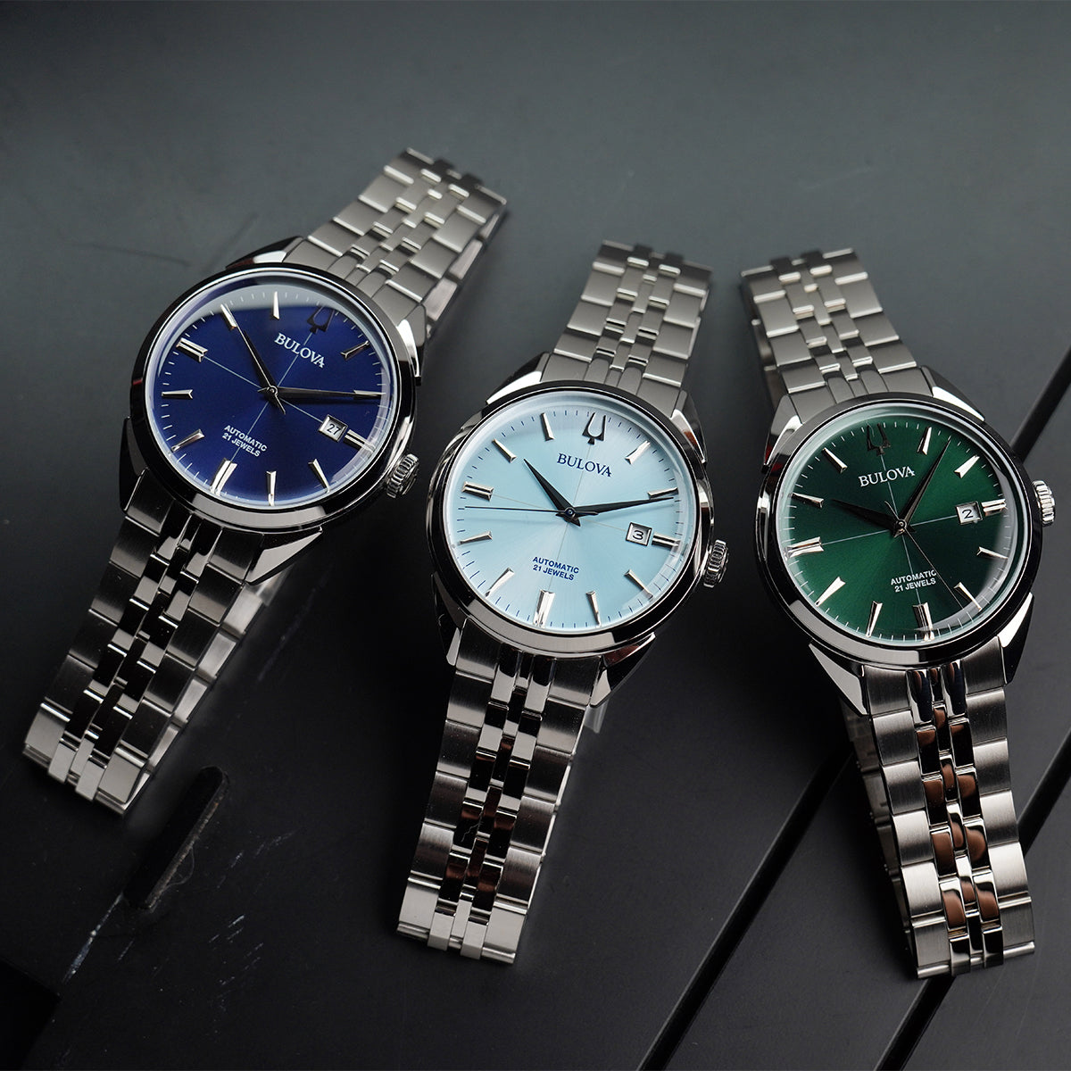 Bulova Sutton Classic BLV 96B424 Green Dial