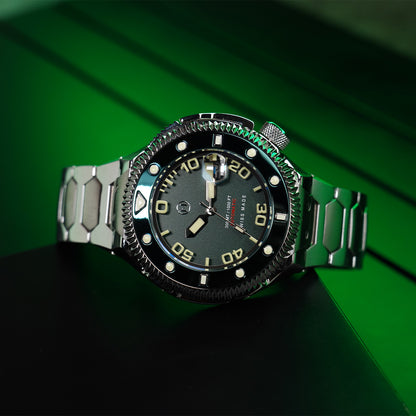 Atlantean II N003-07 Green Sand Blast Dial