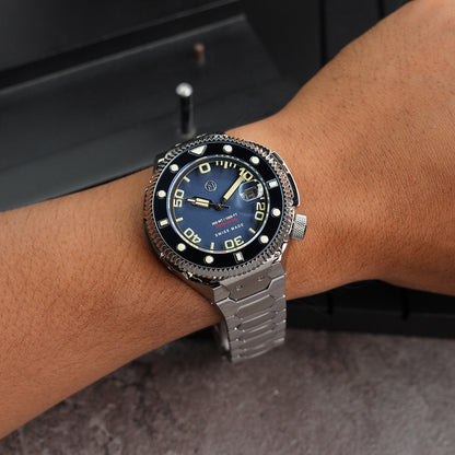 Atlantean II N002-07 Blue Sand Blast Dial