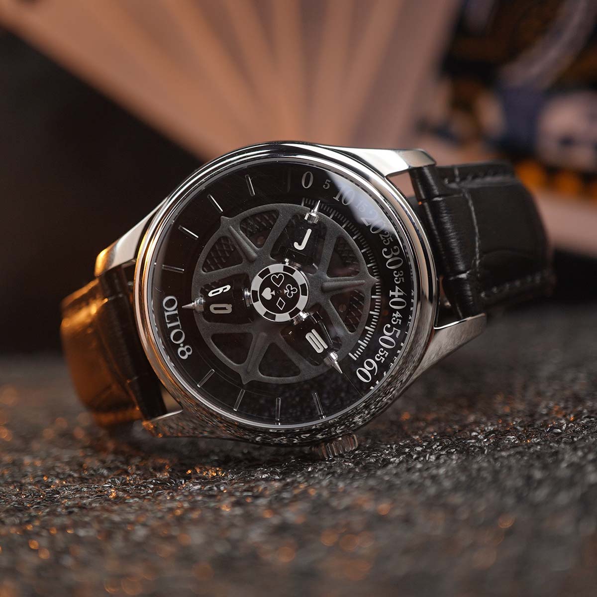 Olto-8 King Midnight Black Spades