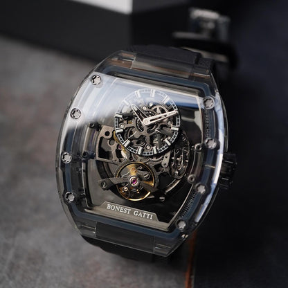 Bonest Gatti Ghost Speed BG9960 Synthetic Mineral Case - Horology Story Youtube Store