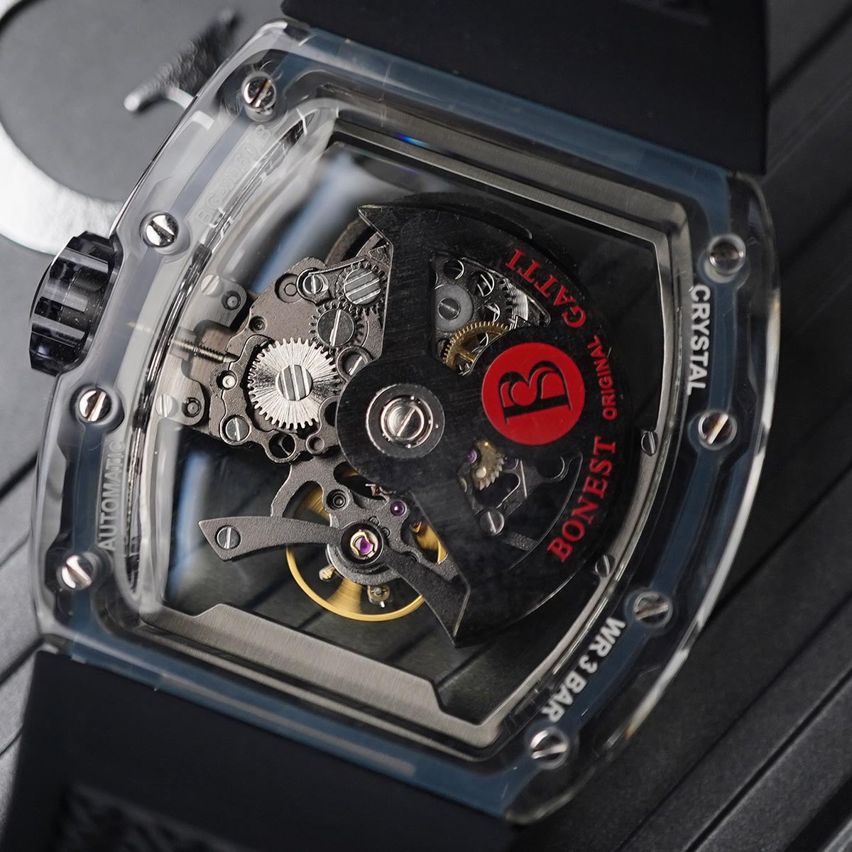 Bonest Gatti Ghost Speed BG9960 Synthetic Mineral Case - Horology Story Youtube Store