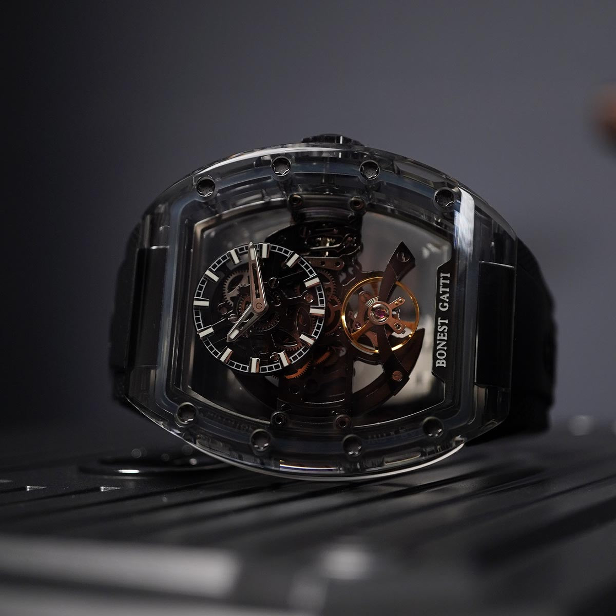 Bonest Gatti Ghost Speed BG9960 Synthetic Mineral Case - Horology Story Youtube Store