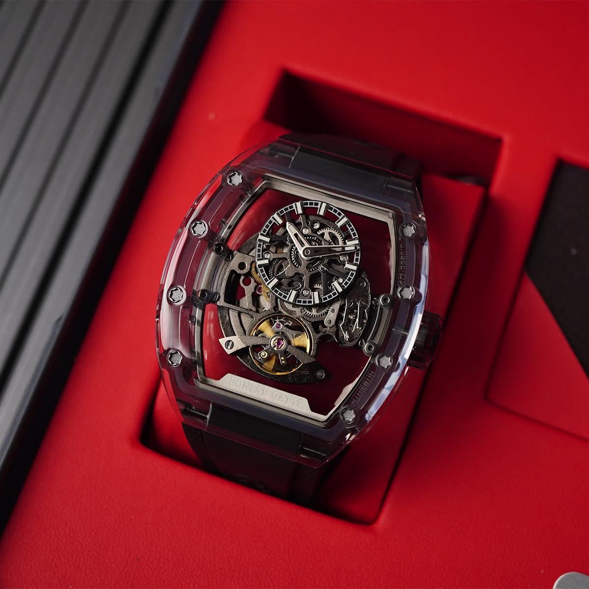 Bonest Gatti Ghost Speed BG9960 Synthetic Mineral Case - Horology Story Youtube Store