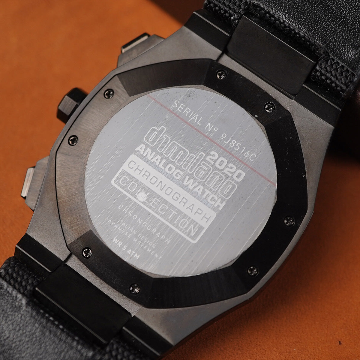 D1 Milano Gear CHNJ01 Chronograph Gun Metal - Horology Story Youtube Store