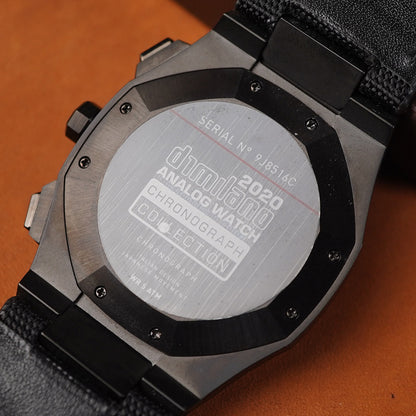 D1 Milano Gear CHNJ01 Chronograph Gun Metal - Horology Story Youtube Store