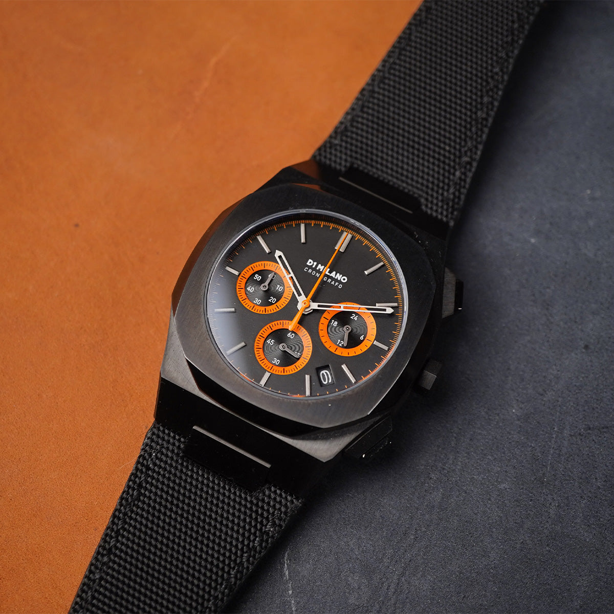 D1 Milano Gear CHNJ01 Chronograph Gun Metal - Horology Story Youtube Store