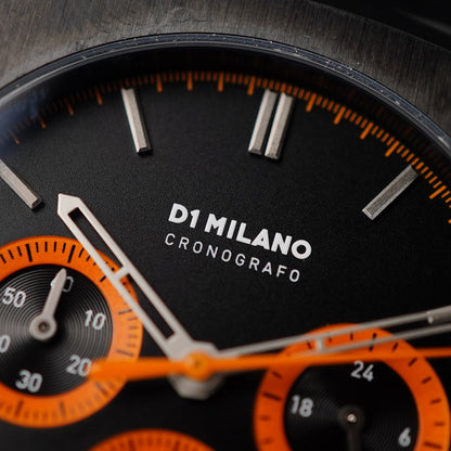 D1 Milano Gear CHNJ01 Chronograph Gun Metal - Horology Story Youtube Store