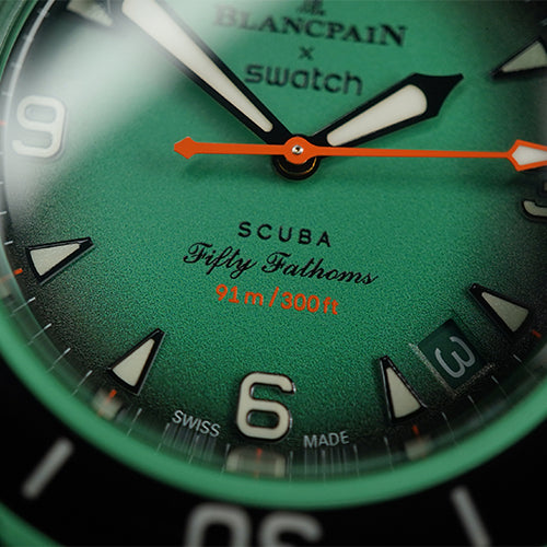 Swatch X Blancpain Indian Ocean Green Bioceramic - Horology Story Youtube Store
