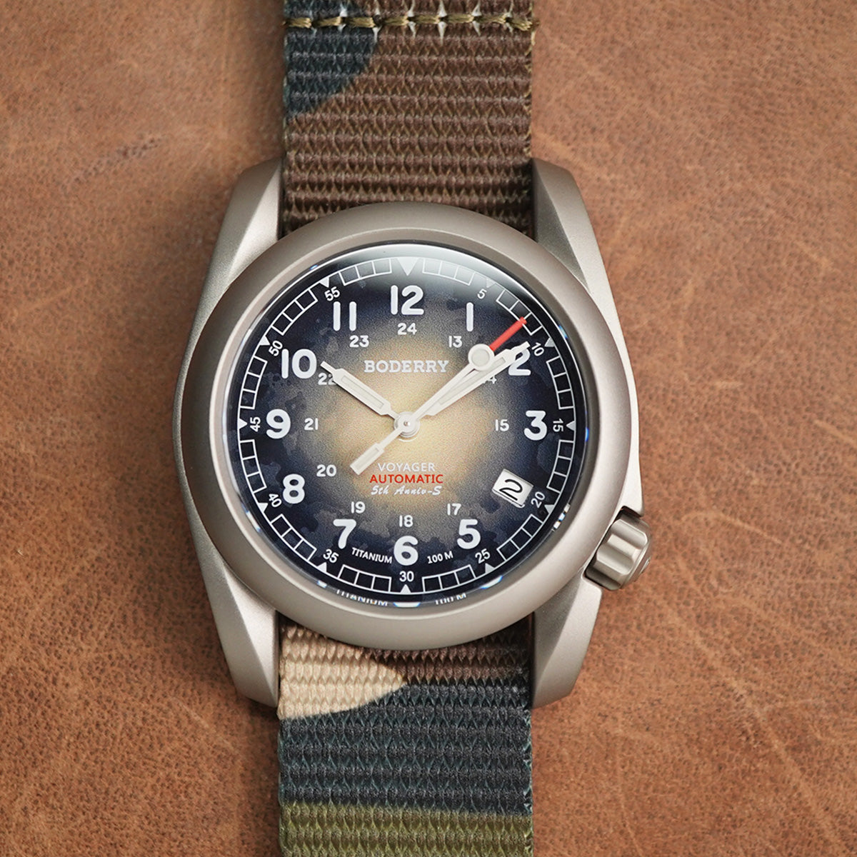 Boderry Voyager BD-A11T-S01 Titanium Anniversary LE 888 Pcs Nylon Strap - Horology Story Youtube Store