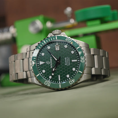 Boderry Seaturtle Ocean 100m Titanium Bracelet - Horology Story Youtube Store