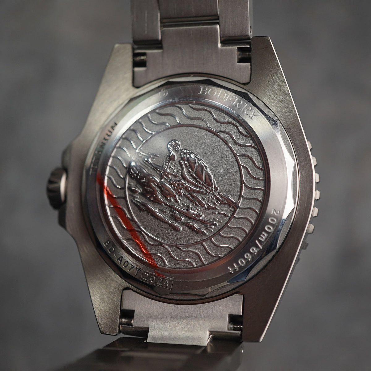 Boderry Seaturtle Ocean 100m Titanium Bracelet - Horology Story Youtube Store