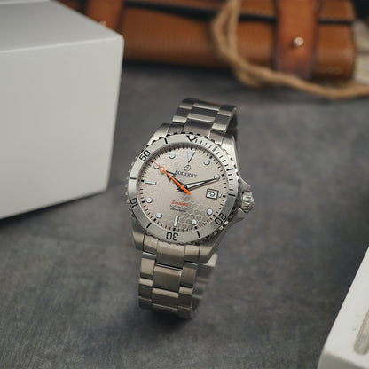 Boderry Seaturtle Ocean 100m Titanium Bracelet - Horology Story Youtube Store