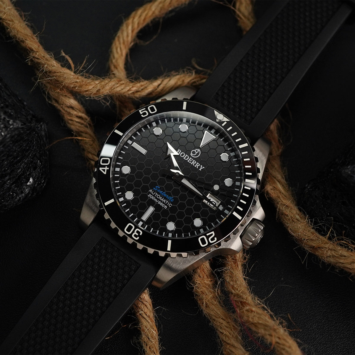 Boderry Seaturtle Ocean Titanium Diver 100m - Horology Story Youtube Store