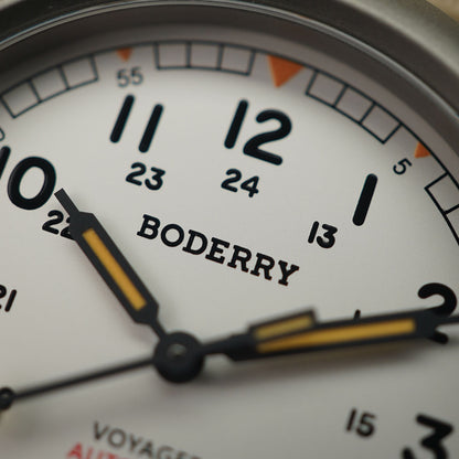 Boderry Voyager Titanium Field 100m Titanium Bracelet - Horology Story Youtube Store