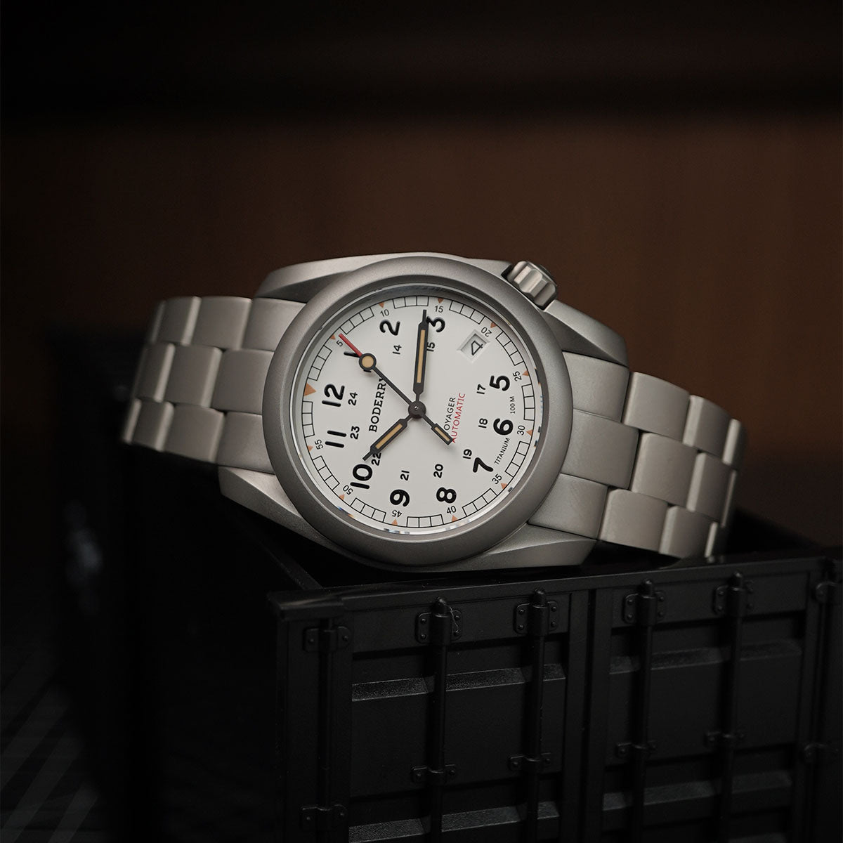 Boderry Voyager Titanium Field 100m Titanium Bracelet - Horology Story Youtube Store