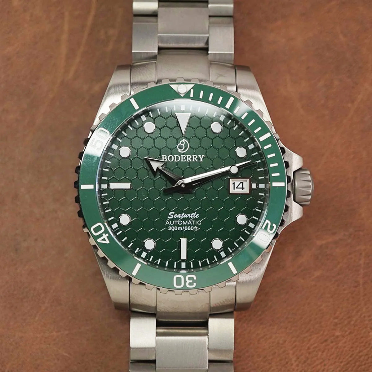 Boderry Seaturtle Ocean 100m Titanium Bracelet - Horology Story Youtube Store