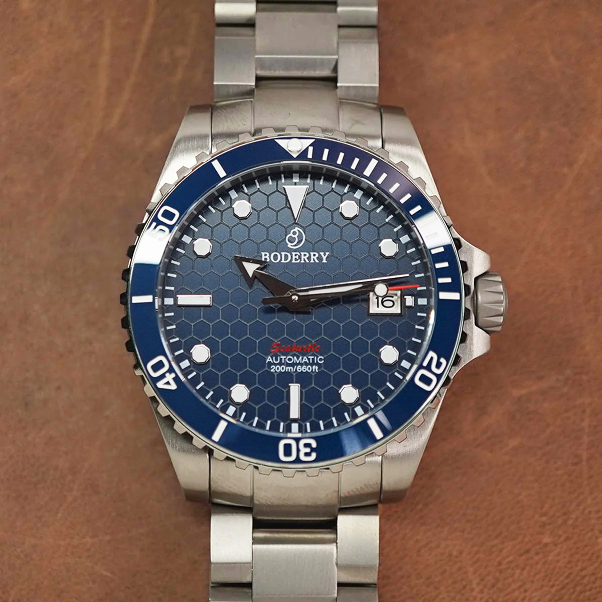 Boderry Seaturtle Ocean 100m Titanium Bracelet - Horology Story Youtube Store