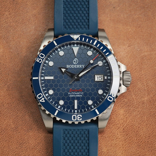 Boderry Seaturtle Ocean Titanium Diver 100m - Horology Story Youtube Store