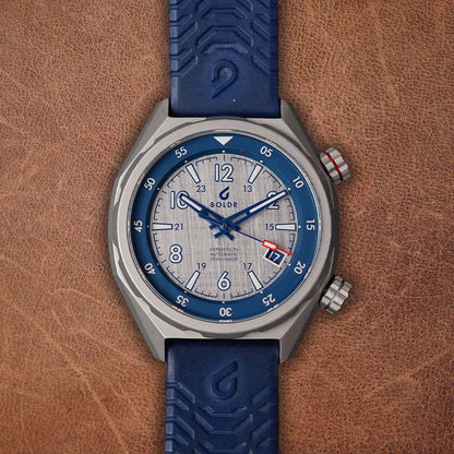 Boldr Expedition 49pieces Limited Edition Linen Grey Dial - Horology Story Youtube Store